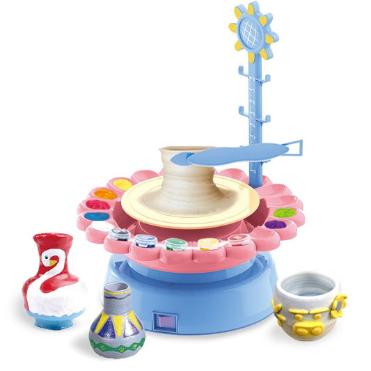 Electric Pottery Clay Machine Tools Pottery Art Machine Children's Toy Set